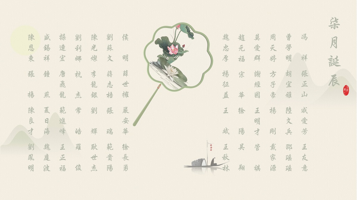 【生日祝?！抗ё?月生日的員工生日快樂！